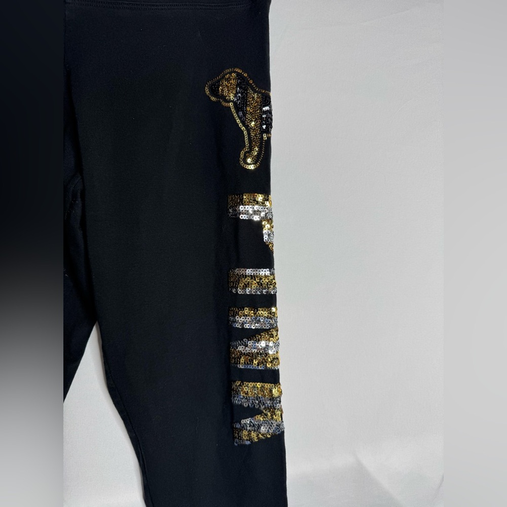 Rare pink sequin leggings size medium